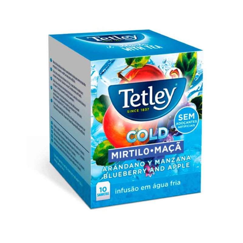 Tetley Cold Mirtilo e Maçã