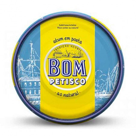 Bom Petisco Canned Tuna au Naturel 385g