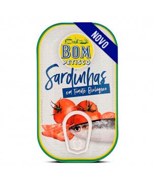 Bom Petisco Sardines à la sauce tomate biologique 120g