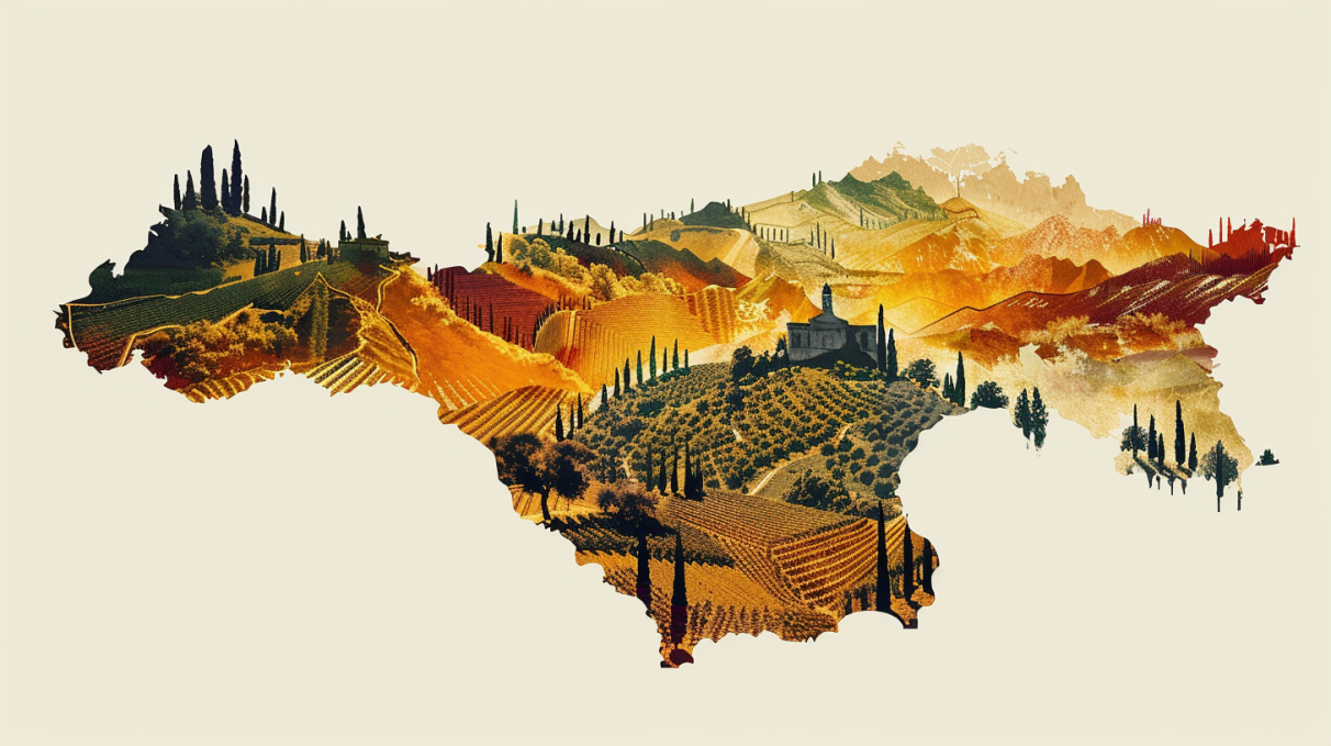 Guida all'Esplorazione dei Vini Italiani: Alla Scoperta della Mappa dei Vini d'Italia