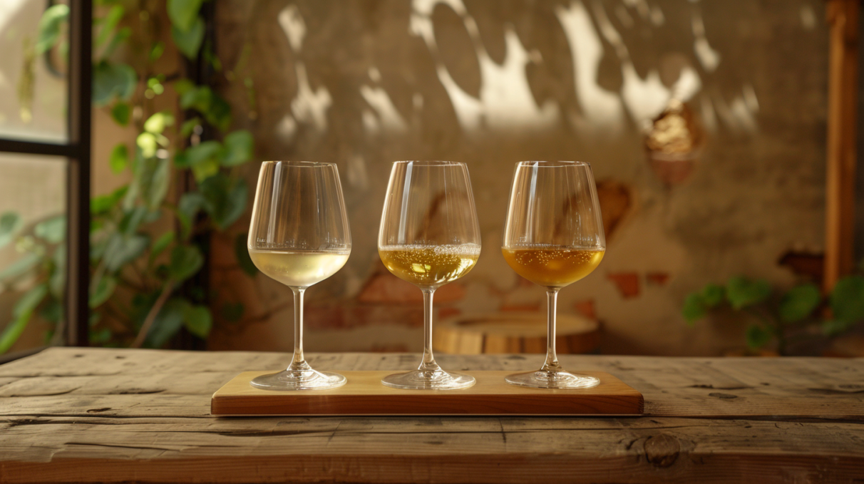 Salé vs. Fruité: Exploration des Variétés de Vin Blanc par Couleur.