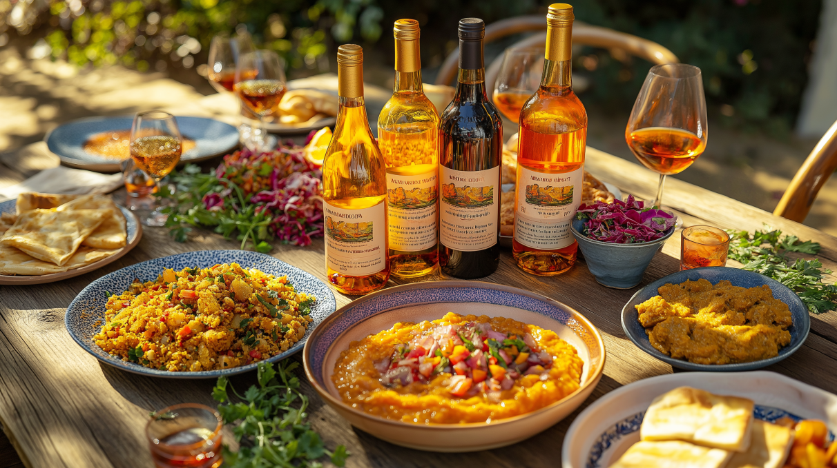 Where East Meets Wine: Perfecting Middle Eastern Pairings with Orange Wine