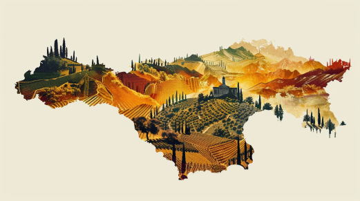Guida all'Esplorazione dei Vini Italiani: Alla Scoperta della Mappa dei Vini d'Italia