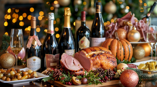 Deliciosas Combinaciones: Eleva tu Festín Navideño con Perfectas Armonías de Vinos.